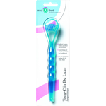 Miradent Zungenreiniger Tong-Clin de L.blau trans. 1 Stück, Effektiv durch kurzes Borstenfeld sowie Konkav-Schaber