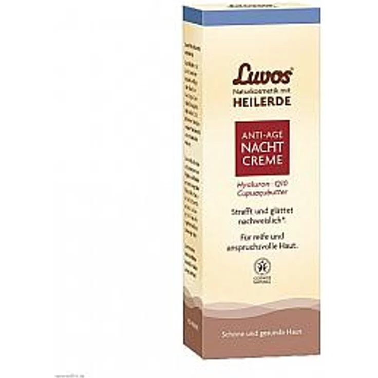 Luvos Naturkosmetik Gesichtscreme Anti-Age Nachtcreme Nachtcreme 50 ml mit hautverjüngernder Wirkung – Bild 1