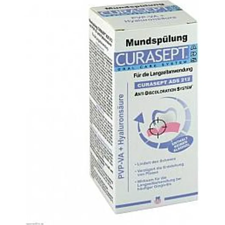 Curaden Curasept Ads 212 Pvp-Hyaluron Mundspülung 200 ml