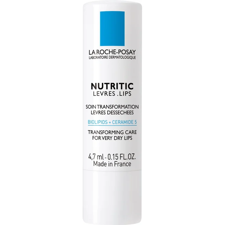 La Roche-Posay Nutritic Levres Soin Transformation Levres 5 ml, feuchtigkeitsspendende Wirkung, für trockene Lippen