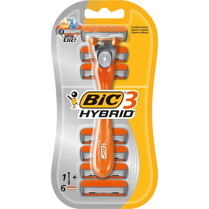 Bic 3 Hybrid + 6 Rasierklingen