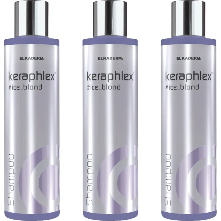 Keraphlex Ice Blond Shampoo 3 x 200 ml Wirkung: Pflege