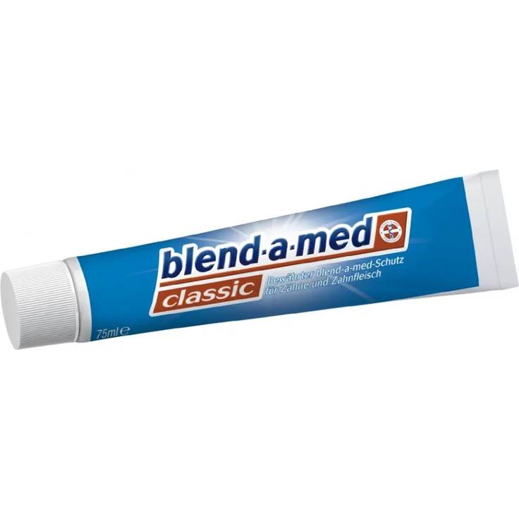 Blend-a-med Classic mit Fluorid, 75 ml, für saubere und gesunde Zähne – Bild 1