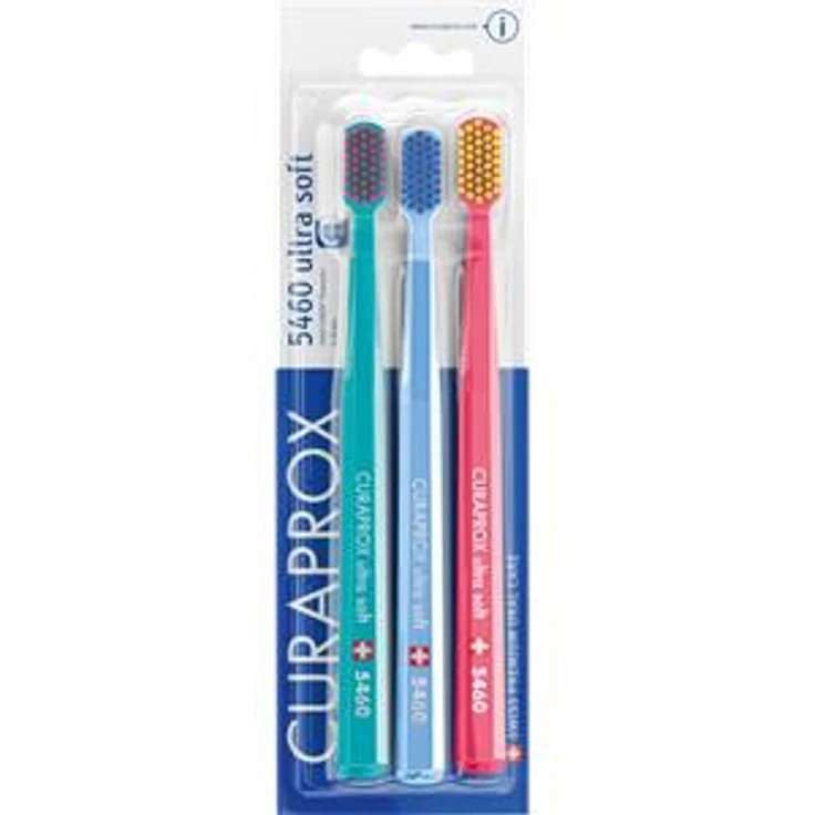 Curaprox CS5460 extra weich 3er-Pack, mit Curen-Borsten, Sanft zum Zahnfleisch – Bild 2