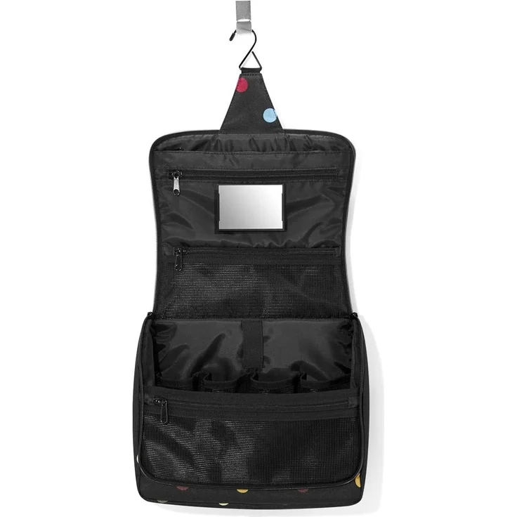 reisenthel toiletbag XL dots Maße: 28 x 25 x 10 cm - Maße: 28 x 59 x 9 cm expanded - Volumen: 4 l – Bild 2