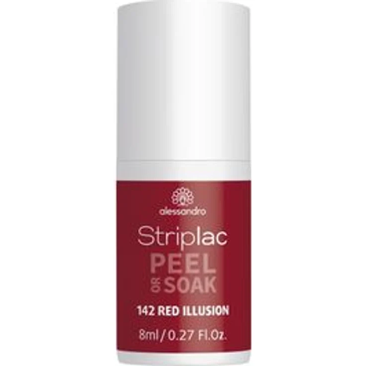 Alessandro Striplac Peel or Soak Nagellack 142 Red Illusion 8 ml – Bild 1