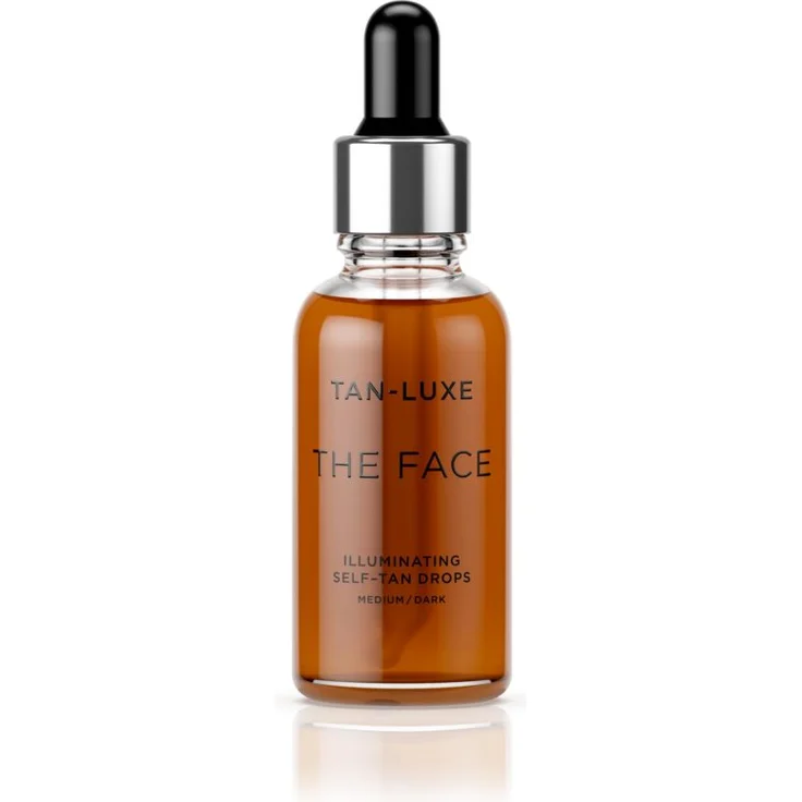 Tan-Luxe The Face Illuminating Self-Tan Drops Serum Medium/Dark 30 ml – Bild 1