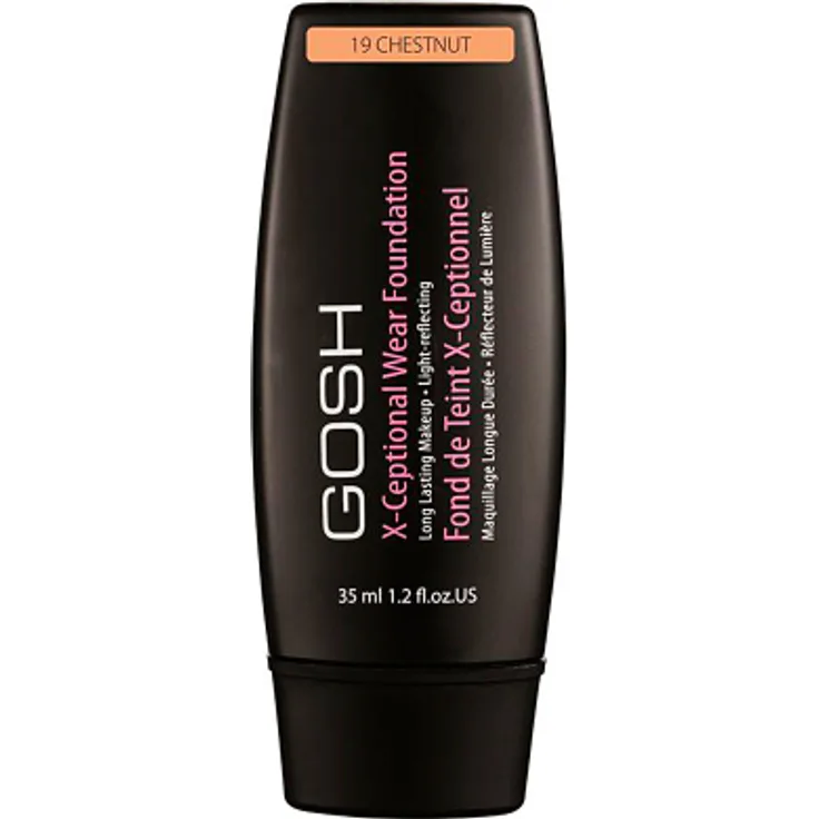Gosh X-Ceptional Wear Foundation Long Lasting Makeup #19-chestnut 35 ml