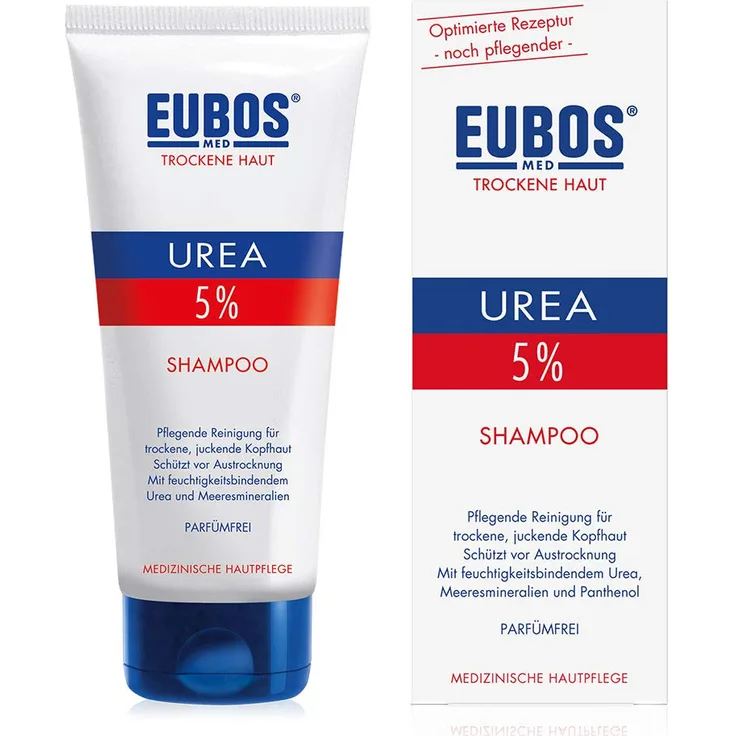 Eubos 5% Urea Shampoo 200 ml Für Trockene Haut Hautvertäglichkeit Dermatologisch Bestätigt Verbesserung Hydratationsfähigkeit Der Haut Spezial-Pflegecreme