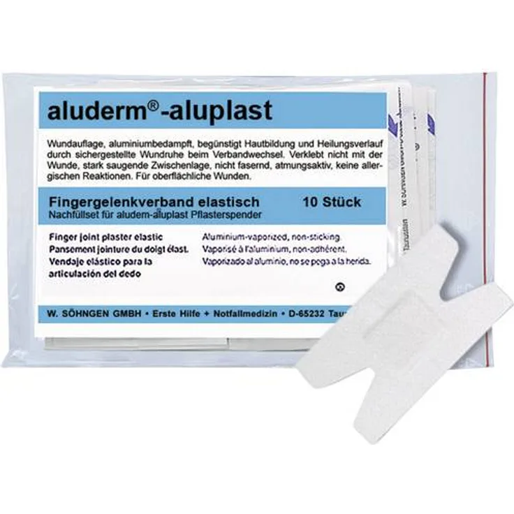 Söhngen 1009917 Nachfüllset aluderm-aluplast Wundverbände für Pflasterspender 10