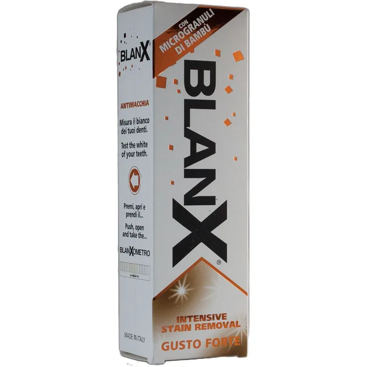 Blanx Antimacchia 75 ml AntiFlecken Zahnpasta, für ein strahled weißes Lächeln