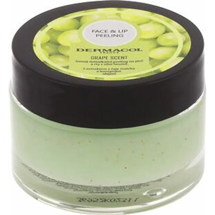 Dermacol Face & Lip Peeling Grape Scent Detox-Zuckerpeeling für Gesicht und Lippen 50 g für Frauen