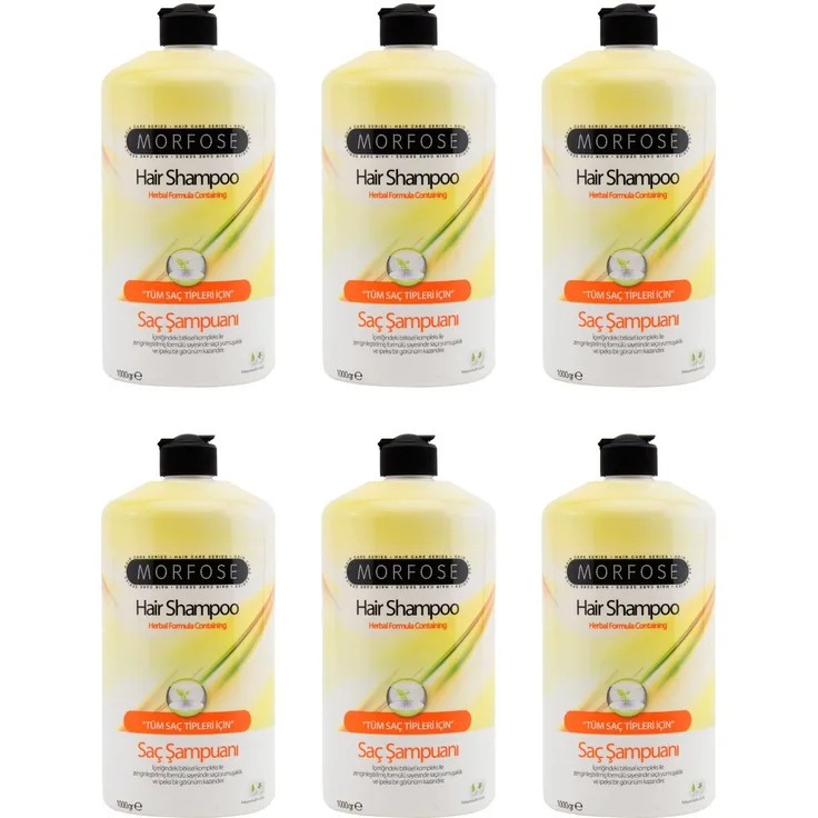 Morfose Haar Shampoo Herbal Formula 6 x 1000 ml
