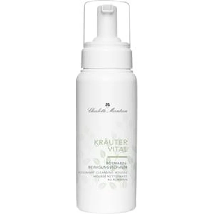 Charlotte Meentzen Kräutervital Rosmarin Reinigungsschaum für fettige Haut 150 ml, für Damen und Herren empfohlen – Bild 1