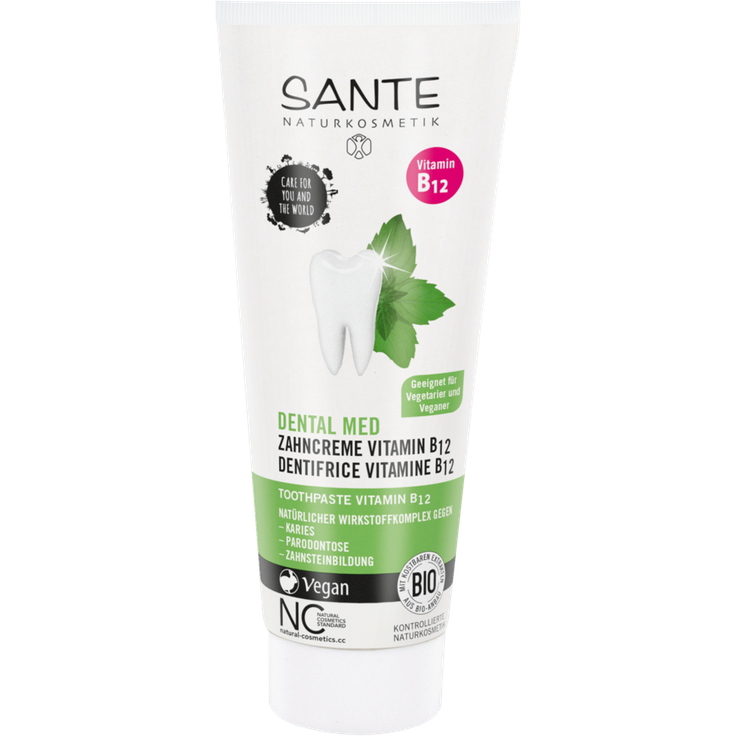 Sante Dental Med Vitamin B12 75 ml, für saubere Zähne & frischen Atem