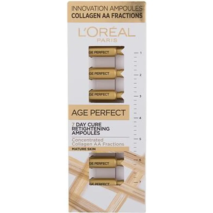 L'Oréal Paris Age Perfect 7 Day Cure Retightening Ampoules Straffendes Gesichtsserum für reife Haut 7 ml