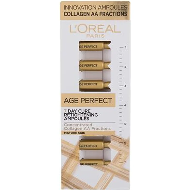 L'Oréal Paris Age Perfect 7 Day Cure Retightening Ampoules Straffendes Gesichtsserum für reife Haut 7 ml