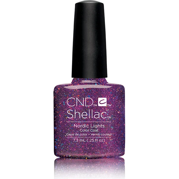 CND Shellac Color Coat Nordic Lights 7 ml , Farbton: Lila
