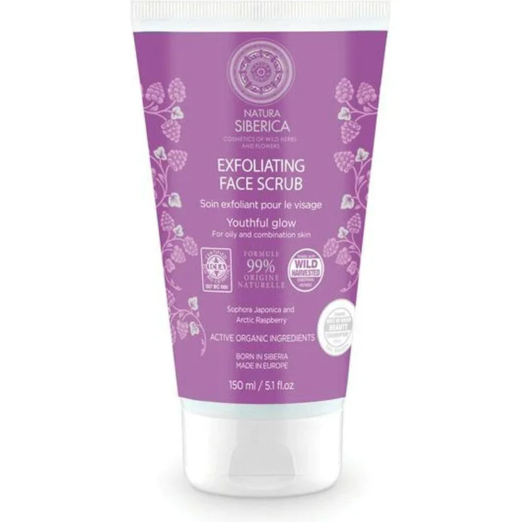 Natura Siberica Exfoliierendes gesichtspeeling für Fettige Und Mischhaut 150 ml, für Damen und Herren 