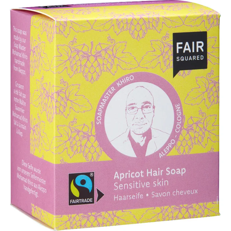 Fair Squared Festes Shampoo Haarseife Apricot Sensitive Skin 2X 80 g Von Fair Squared