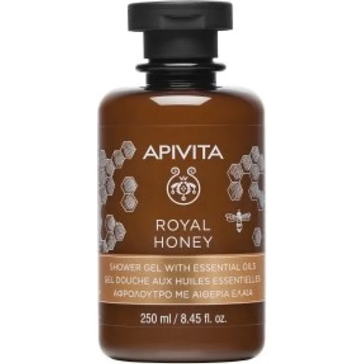 Apivita Body Care Royal Honey Shower Gel with Essential Oils Alle Hauttypen 250 ml