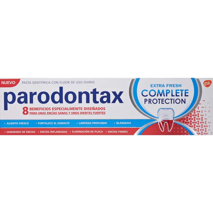 Parodontax Complete Protection Extra Fresh Zahnpaste mit Fluor hilft, Zahnfleisch zu stoppen und zu verhindern, 75 ml