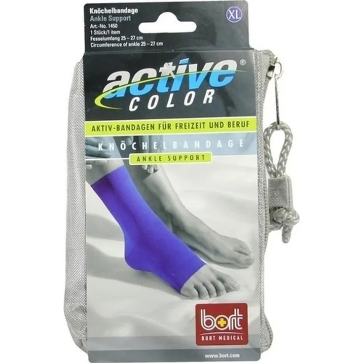 Bort ActiveColor Knöchelbandage XL blau 1 Stück