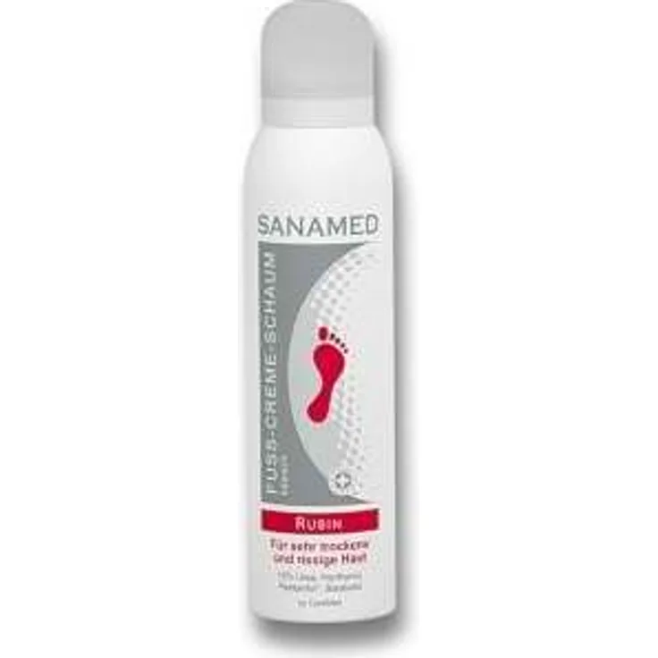 RUBIN SANAMED Fuß-Creme-Schaum 150 ml