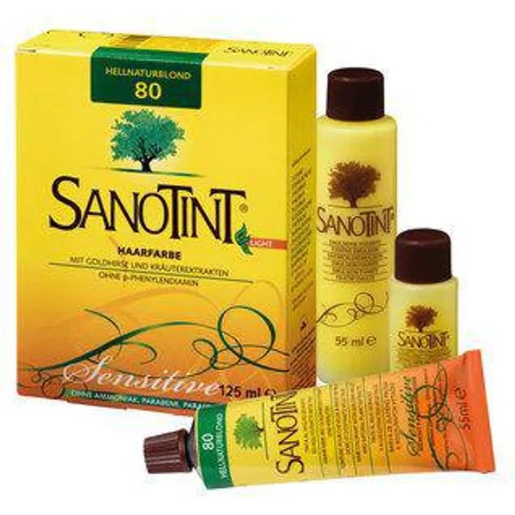 Sanotint Hair color No. 80 Light Natural Blonde, 125ml