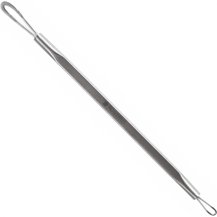 Pfeilring Komedonendrücker 120 mm, Komedonendrücker, zum sanften Entfernen von mitessern, rostfrei, aus vernickeltem Stahl