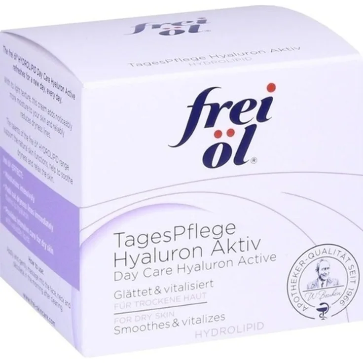 Frei Öl Hydrolipid Tagespflege Hyaluron Aktiv Cre. 50 ml Tagespflege für Damen und Herren