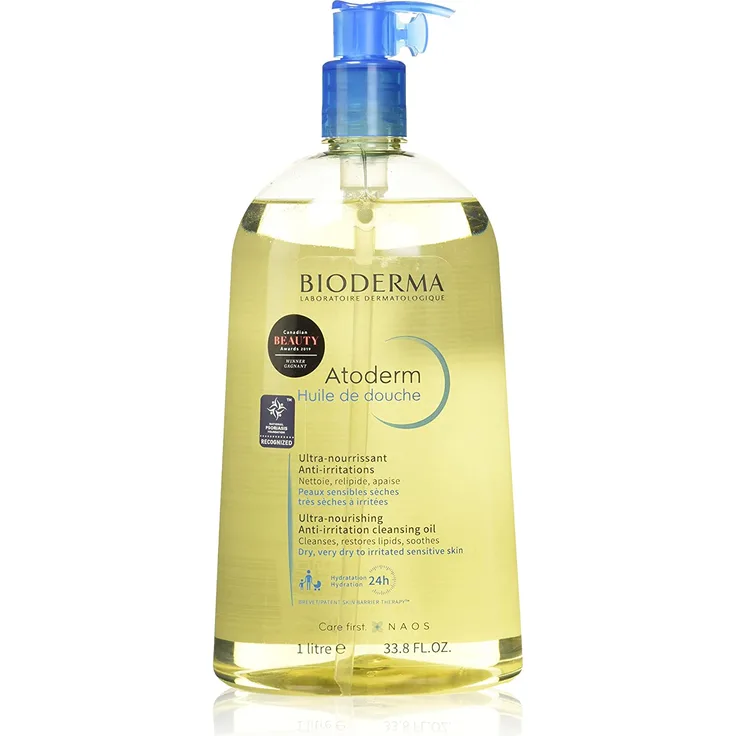 Bioderma Atoderm Huile de Douche Öl Trockene/Sehr Trockene/Irritierte Haut 1000 ml