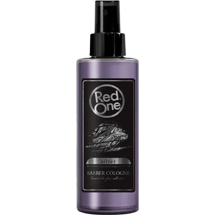 Red One Barber Cologne Silver Eau de Cologne (EdC) Herrenduft 400 ml