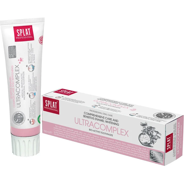 Splat Ultracomplex Whitening 100 ml, mit Whitening-Effekt für eine sanfte Zahnaufhellung – Bild 1