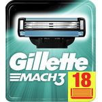 Gillette Mach3 Rasierklingen für Männer, mit Feuchtigkeitsstreifen 18 Stück