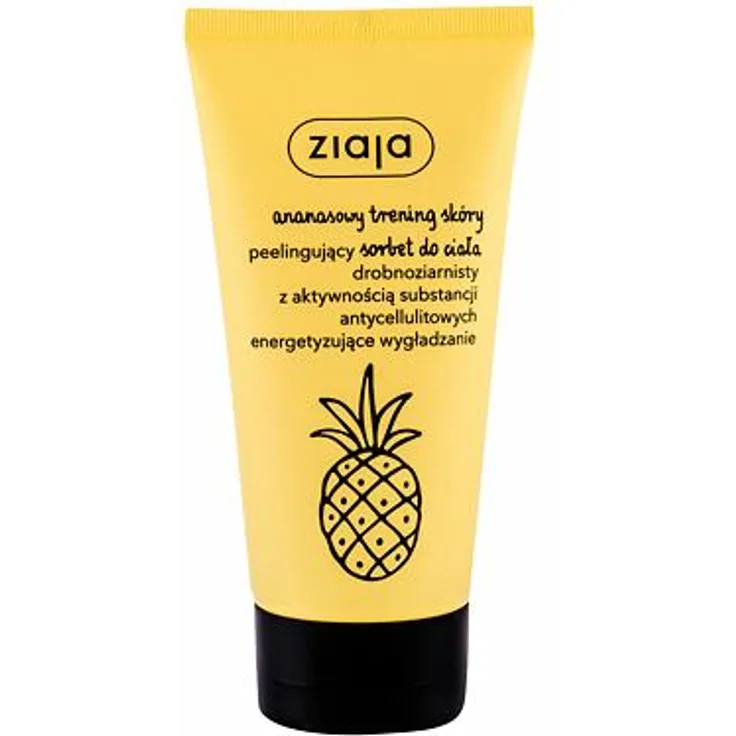 Ziaja Pineapple Body Scrub Körperpeeling mit Anti-Cellulite-Wirkung 160 ml