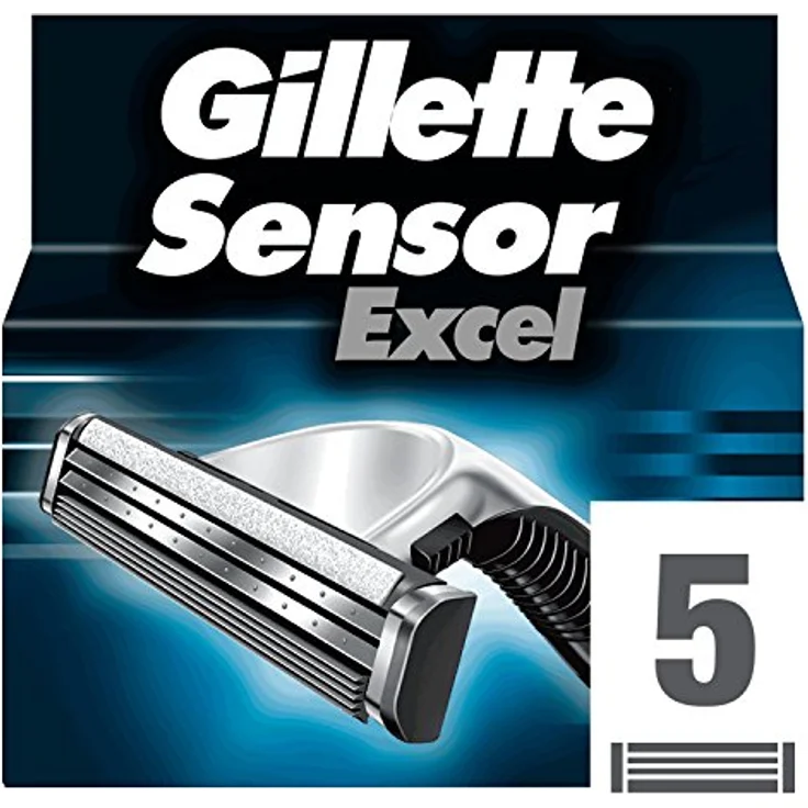 Gillette SensorExcel Rasierklingen 5 Stück – Bild 1