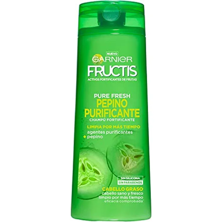 Garnier Fructis Pure Fresh Pepino Purificante Champ 360 ml