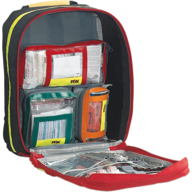 Dönges Notfallrucksack Feuerwehr DIN 14142-K, PAX-Plan, rot