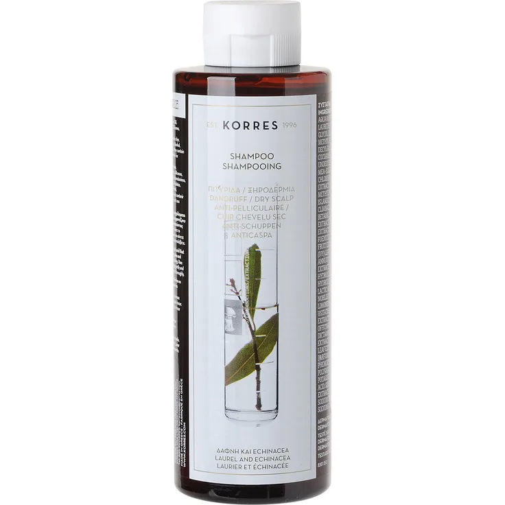 Korres Laurel Und Echinacea Anti-Schuppen Shampoo Für Trockene Kopfhaut 250 ml