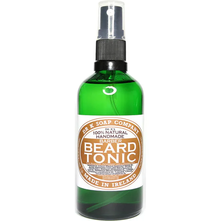 Mr Bear Dr K Beard Tonic Bartöl 50 ml, mit Aprikosenkernöl, Jojoba-Öl und Vitamin E, beruhigt die Haut, 