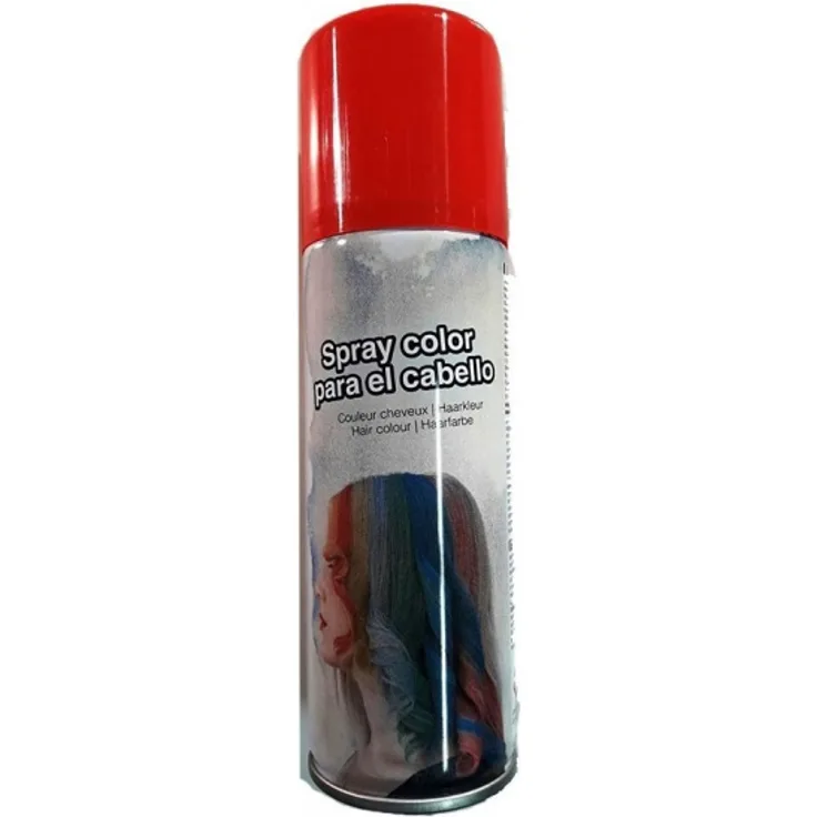 Fiestas guirca Haarspray Neon 125 ml Rot