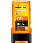 L'Oréal Men Expert Hydra Energy Taurin Duschgel Minz-Extrakt belebt und regeneriert die Haut Gesicht Körper und Haare sanft ohne auszutrocknen 300 ml