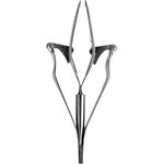 Pfeilring Automatische Pinzette schräg 100 mm, Größe: 100 mm, Form: schräg, aus vernickeltem Solinger Stahl 