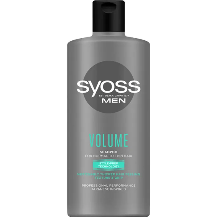 Syoss Men Volume Shampoo Für Dünnes Und Normales Haar 440 ml