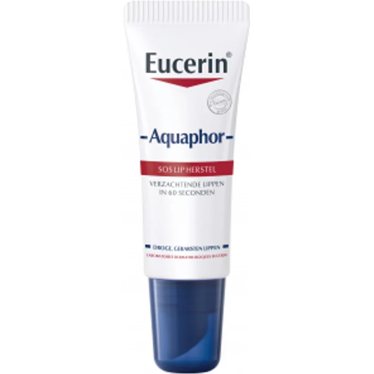 Eucerin Lippenbalsam Aquaphor Réparateur Lèvres 10 ml mit feuchtigkeitsspendender Wirkung für trockene Lippen – Bild 1