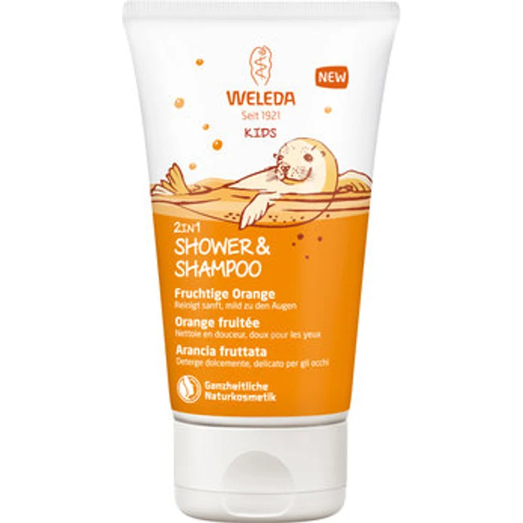Weleda Kids 2in1 Shower Orange 150 ml – Bild 1
