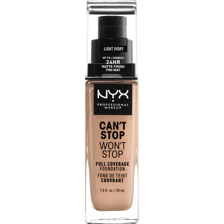NYX Professional Make-up Can't Stop Won't Stop Light Ivory 30 ml – Bild 1