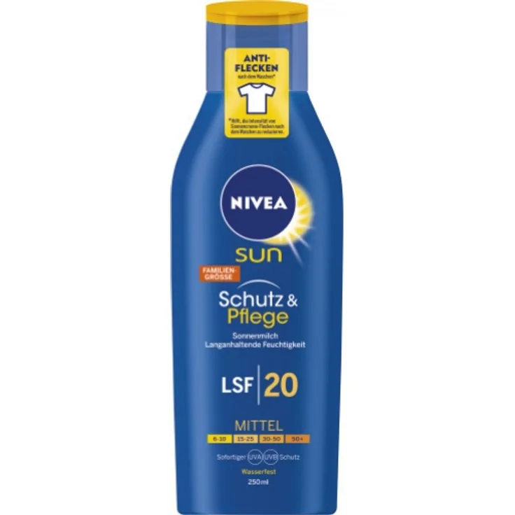 NIVEA SUN Schutz & Pflege SPF 20 Sonnencreme 250 ml