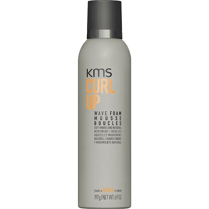 KMS California Curl Up Wave Foam, 1er Pack (1 x 200 ml)